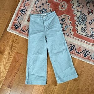 madewell wide leg crop